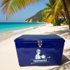 Yakimoto 20L Insulated Cooler Box With 4-Day Ice Retention, Portable Ice Chest -Reflex Blue, 35 Can Capacity, Lockable Metal Latches & Ergo Handle For