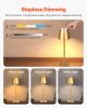 Cordless Table Lamp, 2-Pack, 5200mAh Built-in Rechargeable Battery Desk Lamp, 3 Color Stepless Dimming Up, 3000-6500K Color Temperature, Table Light f