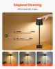 Cordless Table Lamp, 2-Pack, 5200mAh Built-in Rechargeable Battery Desk Lamp, Stepless Dimming Up, 3 Adjustable Heights, Detachable Lampshade for Bott