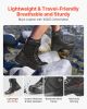 VEVOR Men's Military Tactical Boots, 8 inch Combat Hiking Work Boots, Lightweight & Breathable Side Zipper Mens Motorcycle Interceptor Trooper Boot