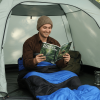 Lightweight Sleeping Bag for Backpacking, Hiking, Waterproof Compact Envelope Sleeping Bag for Cold & Warm Weather, Blue
