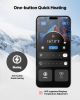 Heated Socks, 5000mAh Battery Powered, Rechargeable Heating Socks with 4 Heating Levels, Electric Heated Sock with APP Control for Men Women