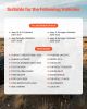 Car Air Mattress, Fits Toyota 4runner, Jeep Wrangler, Inflatable Car Camping Mattress, Flocking Thickened Blow Up Travel Beds