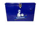Yakimoto 20L Insulated Cooler Box With 4-Day Ice Retention, Portable Ice Chest -Reflex Blue, 35 Can Capacity, Lockable Metal Latches & Ergo Handle For