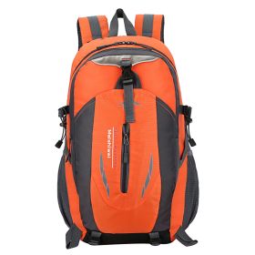 36L Outdoor Backpack Waterproof Daypack Travel Knapsack (Black: Orange)