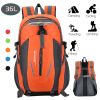 36L Travel Backpack Waterproof Hiking Daypack with Multiple Compartments and Pockets, Nylon Backpack for Camping