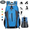 36L Travel Backpack Waterproof Hiking Daypack with Multiple Compartments and Pockets, Nylon Backpack for Camping