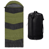 Rectangular Heated Sleeping Bag, Lightweight Sleeping Bag with Multi USB Powered Heating Pads, Waterproof Compact Envelope Sleeping Bag for Backpackin