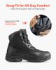 VEVOR Men's Military Tactical Boots, 6 inch Combat Hiking Work Boots, Lightweight & Breathable & Sturdy Mens Motorcycle Interceptor Trooper Boot