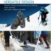 Shoe Ice Claws, Traction Shoe Nails, Ice and Snow Grip Straps with 19 Stainless Steel Nails, Shoe Claws Anti-Slip Boot Nails, Suitable for Walking