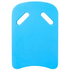 Swimming Kickboard EVA Foam Floating Swim Aid Kick Board U Design Water Training Board with Integrated Hole Handle for Adults Kids Beginners (Black: Blue)
